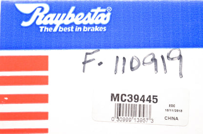Raybestos MC39445, F110919 Master Brake Cylinder Assembly NOS