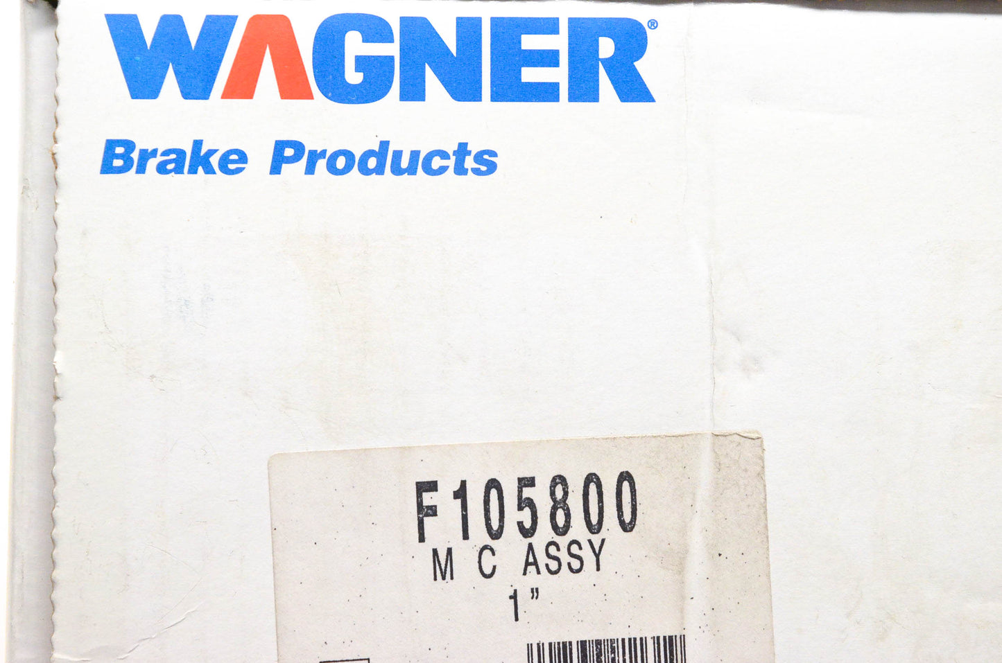 Wagner F105800, FF-118593 Master Brake Cylinder Assembly NOS