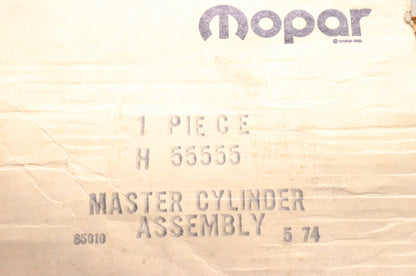 Mopar H55555, FE-20936 Master Brake Cylinder Assembly NOS