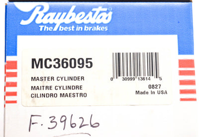 Raybestos MC36095, F45465 Master Brake Cylinder Kit NOS