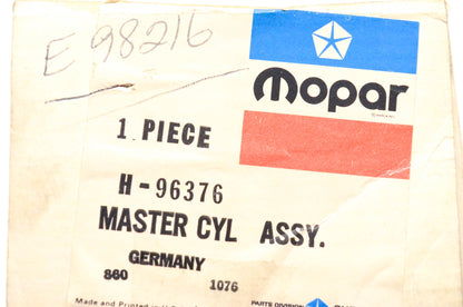 Mopar H96376, F96376, E98216 Master Brake Cylinder Assembly NOS