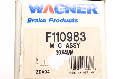 Wagner F110983 Master Brake Cylinder Assembly NOS
