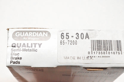 Wagner 65-30A, 65-7200 Guardian Semi Metallic Disc Brake Pad Kit NOS