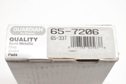 Wagner 65-337, 65-7206 Guardian Semi Metallic Disc Brake Pad Kit NOS