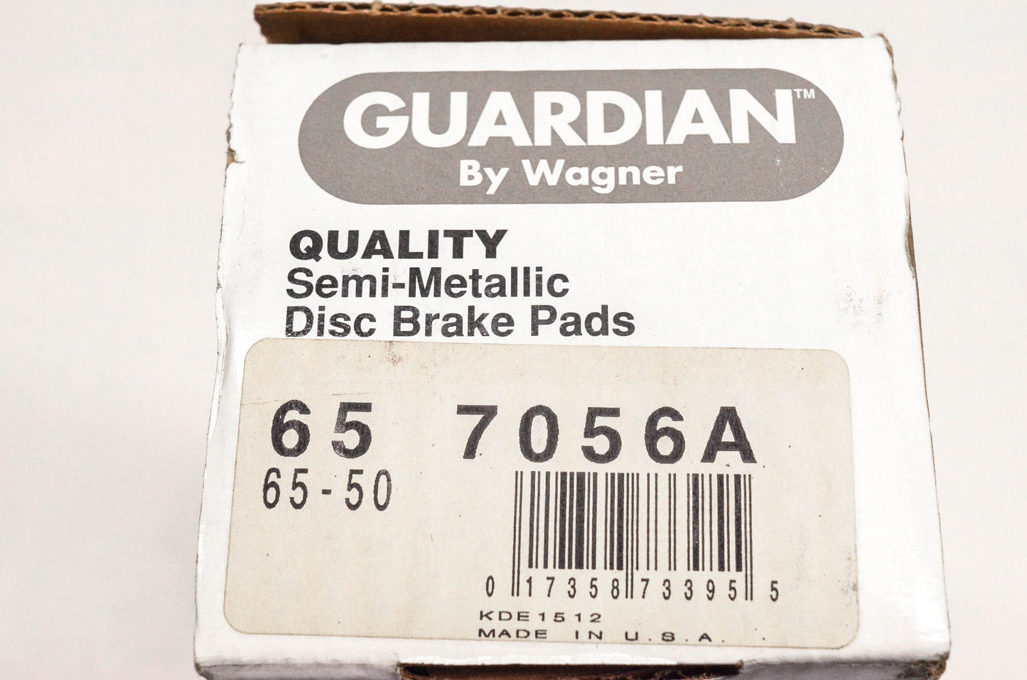Wagner 65-50, 65-7056A Guardian Semi Metallic Disc Brake Pad Kit NOS