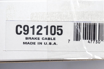 Aftermarket C912105 Brake Cable Kit fits BC92392, C90Z2A635B NOS