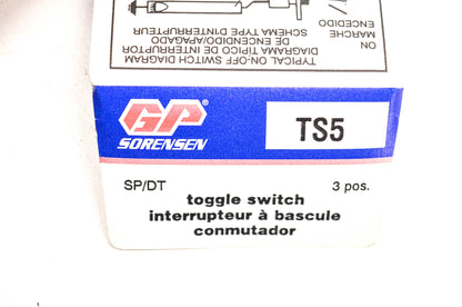 GP Sorensen TS5 Toggle Switch NOS