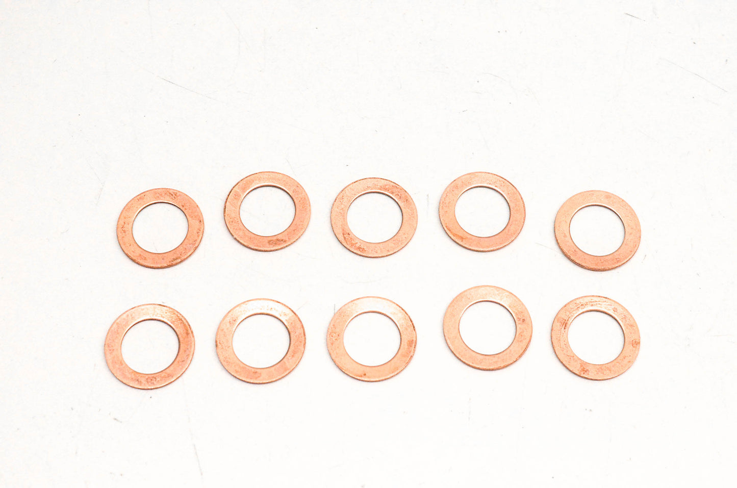 EIS W27 Copper Gasket Rings Qty 10 NOS