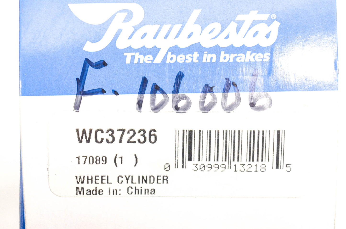 Raybestos WC37236, F106006, 29477C Wheel Cylinder Assembly NOS