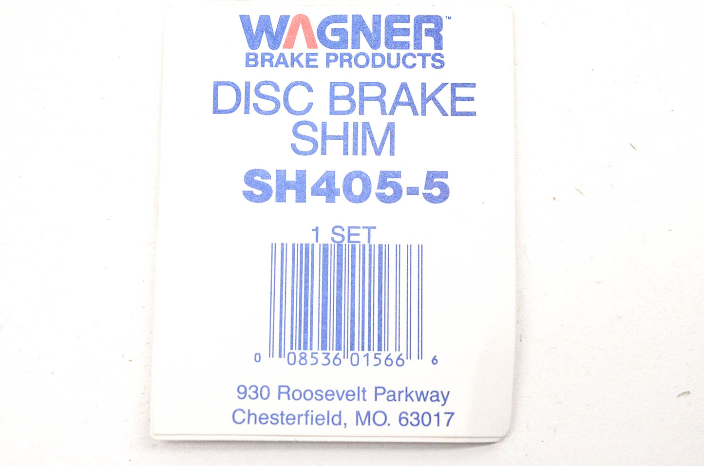 Wagner SH405-5 Disc Brake Shim Kit NOS