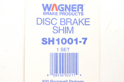 Wagner SH1001-7 Disc Brake Shim Kit NOS