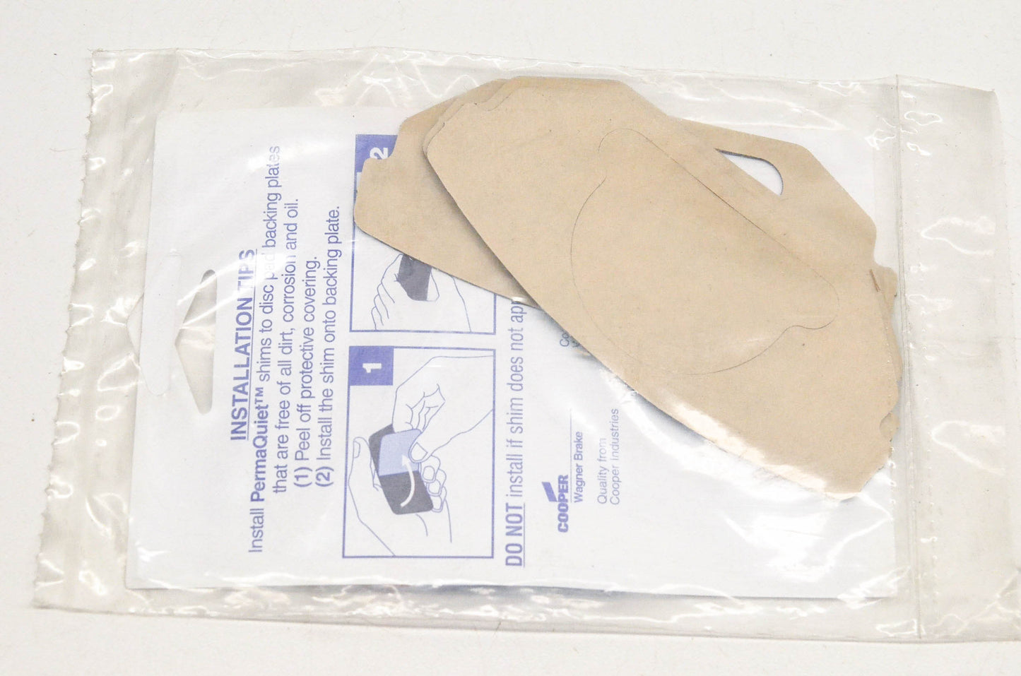 Wagner PQ300100 Disc Brake Shim Kit NOS