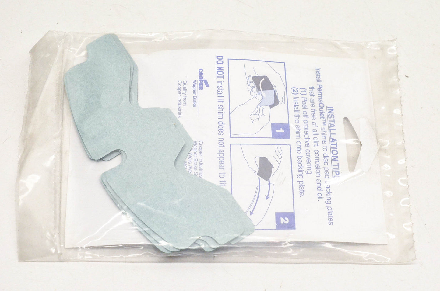 Wagner PQ300102 Disc Brake Shim Kit NOS