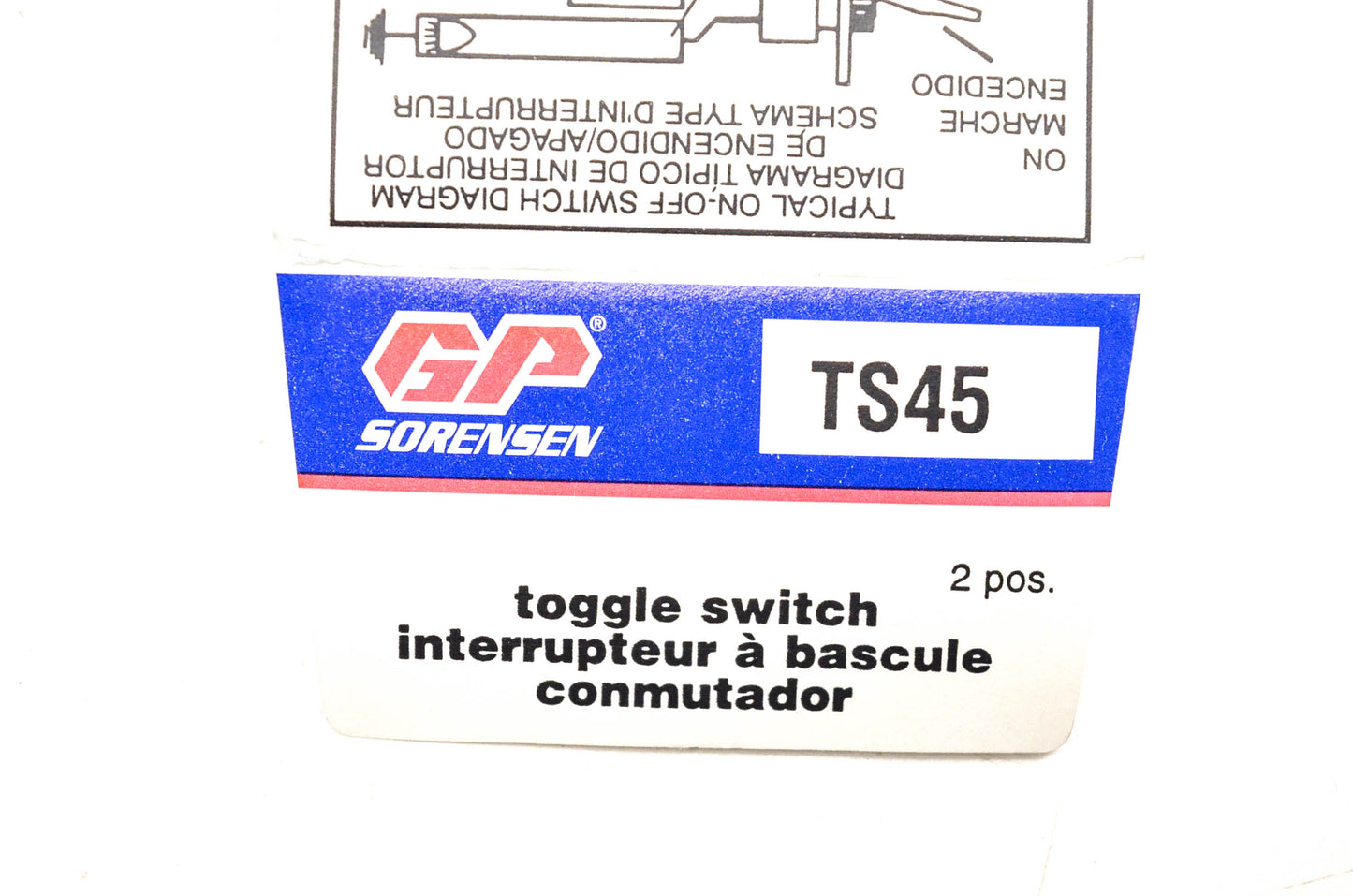 GP Sorensen TS45 Toggle Switch Kit NOS
