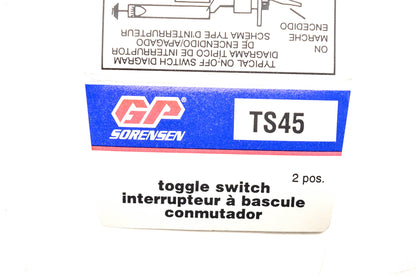 GP Sorensen TS45 Toggle Switch Kit NOS