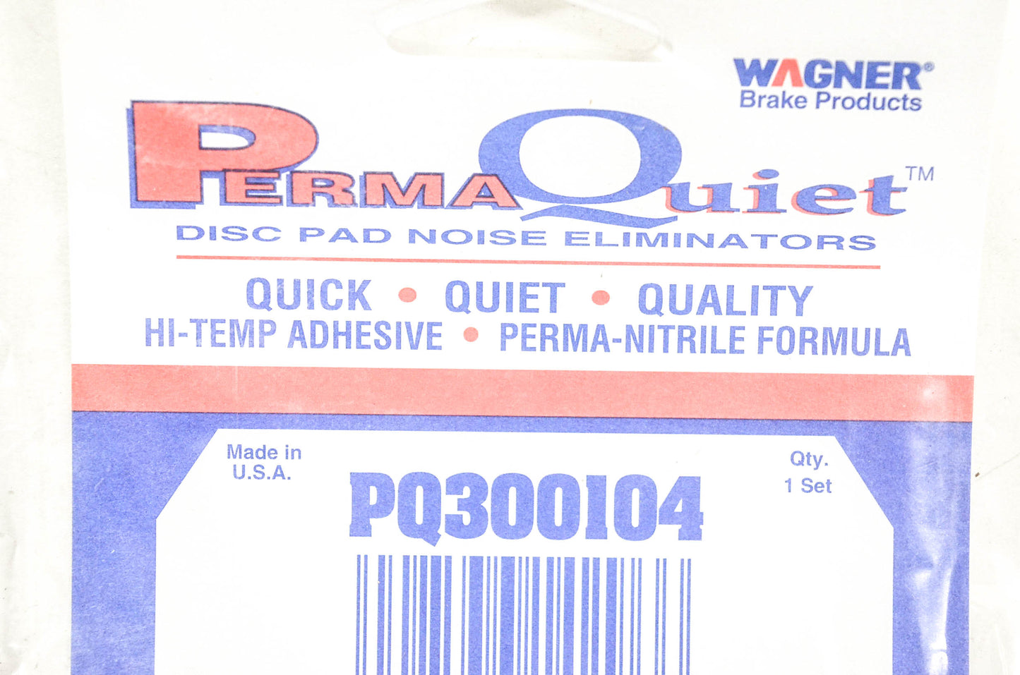 Wagner PQ300104 Disc Brake Shim Kit NOS