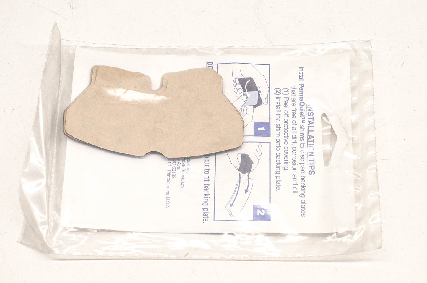 Wagner PQ300110 Disc Brake Shim Kit NOS