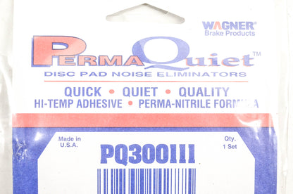 Wagner PQ300111 Disc Brake Shim Kit NOS