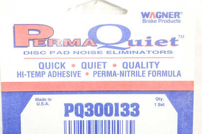 Wagner PQ300133 Disc Brake Shim Kit NOS