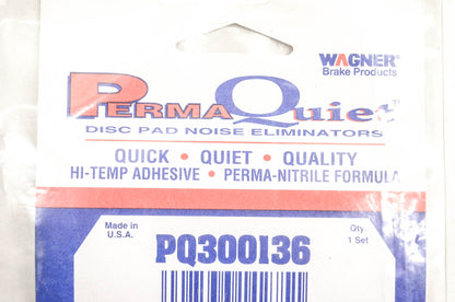 Wagner PQ300136 Disc Brake Shim Kit NOS