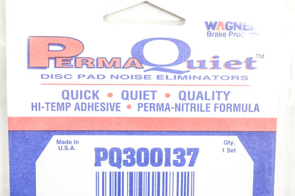Wagner PQ300137 Disc Brake Shim Kit NOS