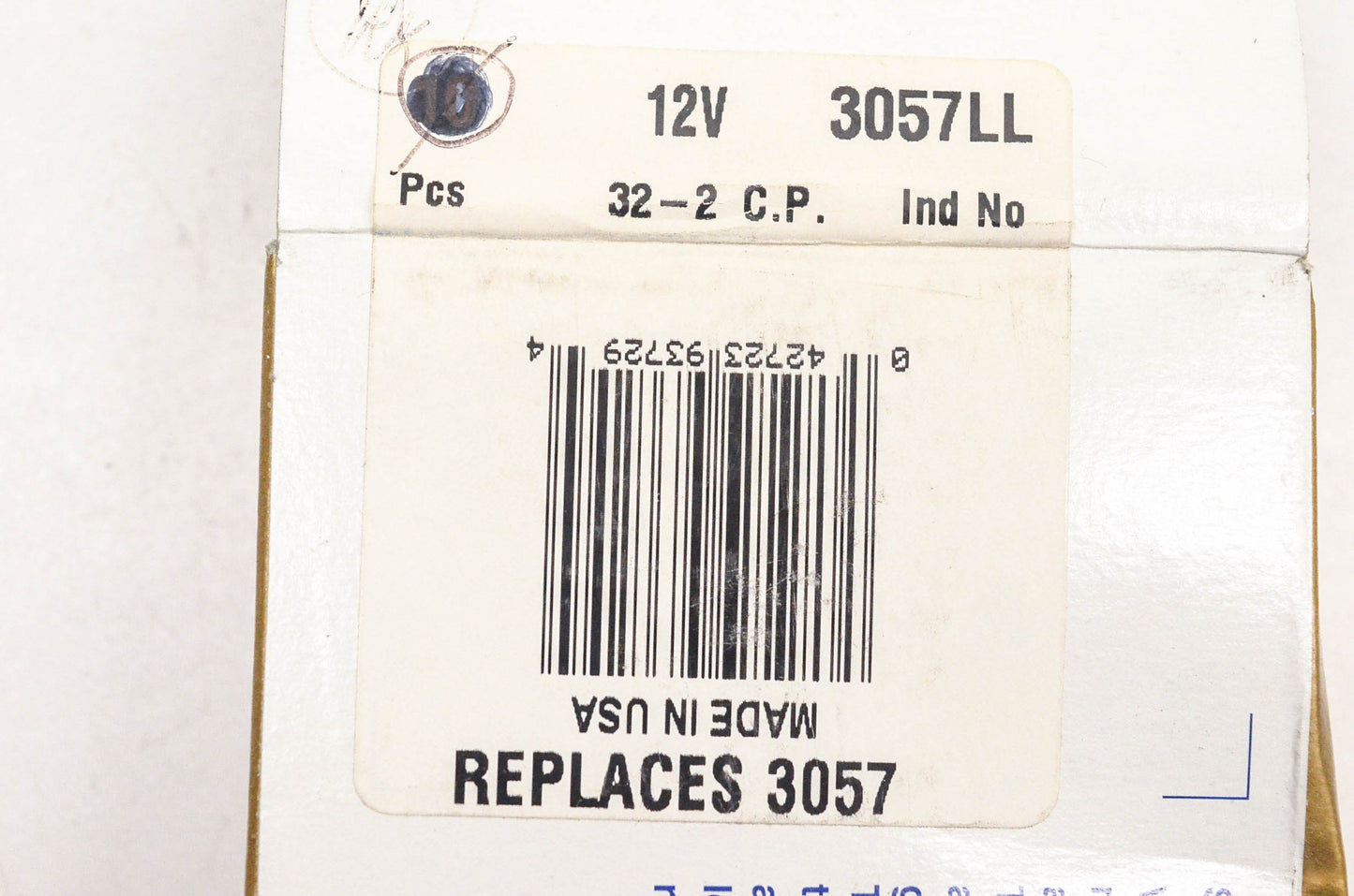 Wagner 3057LL 21v Lamp Bulbs Qty 2 NOS