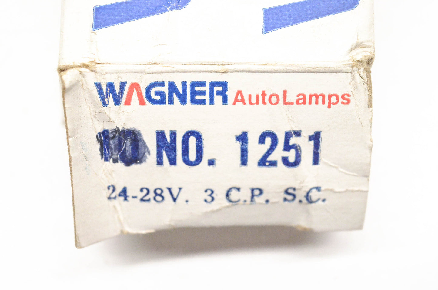 Wagner 1251 24-28v Lamp Bulbs Qty 2 NOS