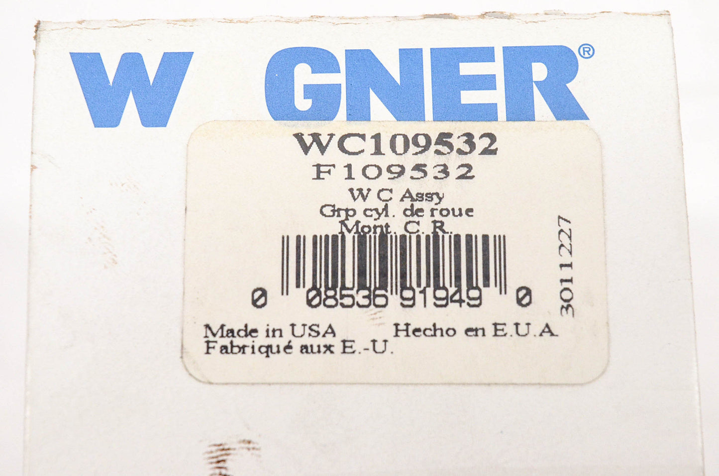 Wagner WC109532, F109532 Wheel Cylinder Assembly NOS