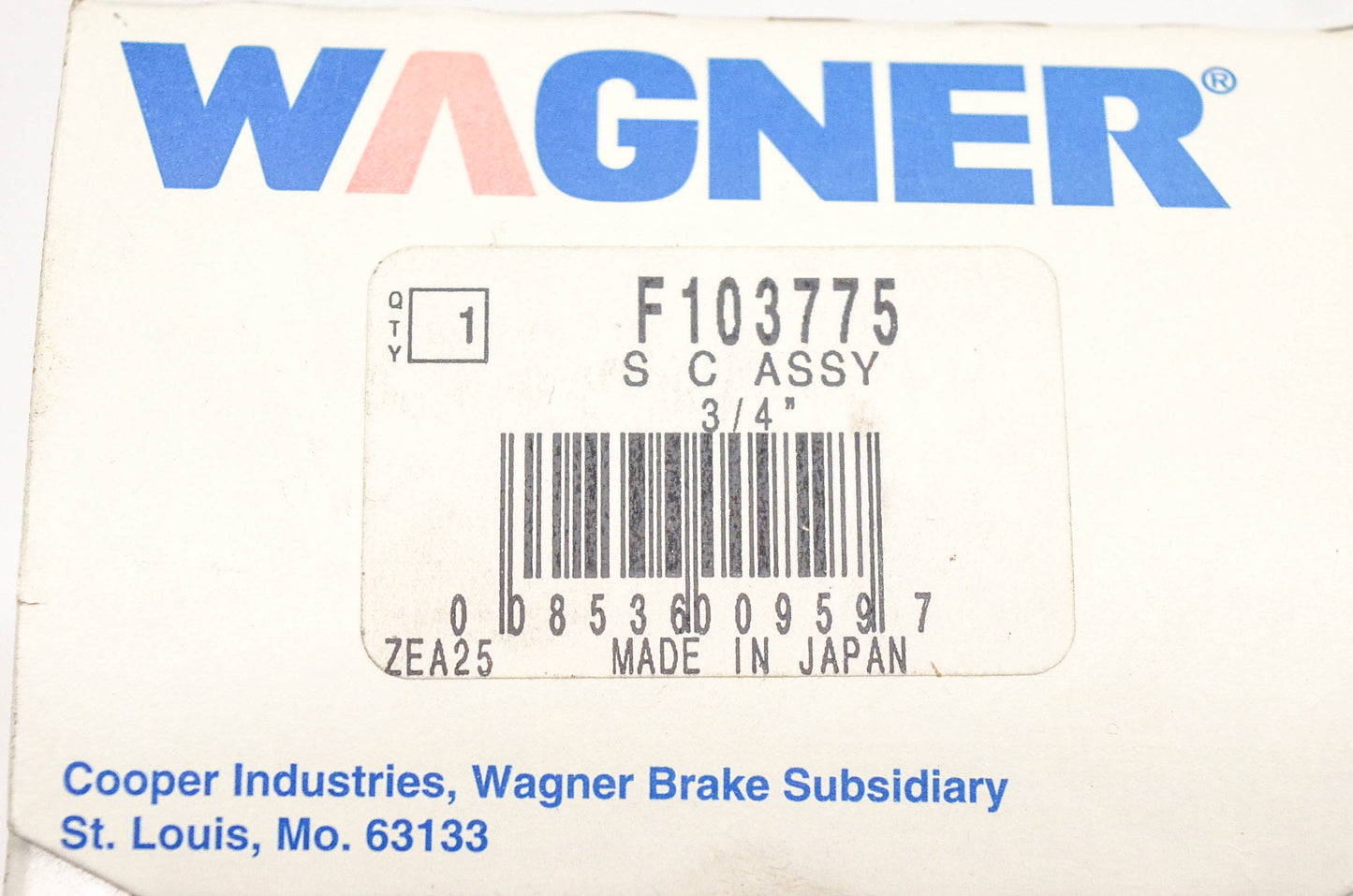 Wagner F103775 Slave Cylinder Assembly NOS