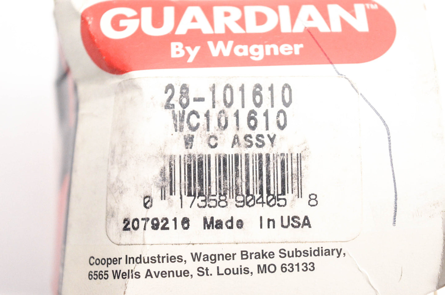 Wagner 28-101610, WC101610 Wheel Cylinder Assembly NOS