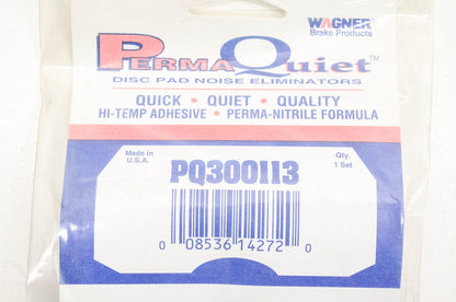 Wagner PQ300113 Perma Quiet Disc Brake Shim Kit NOS