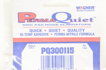 Wagner PQ300115 Perma Quiet Disc Brake Shim Kit NOS