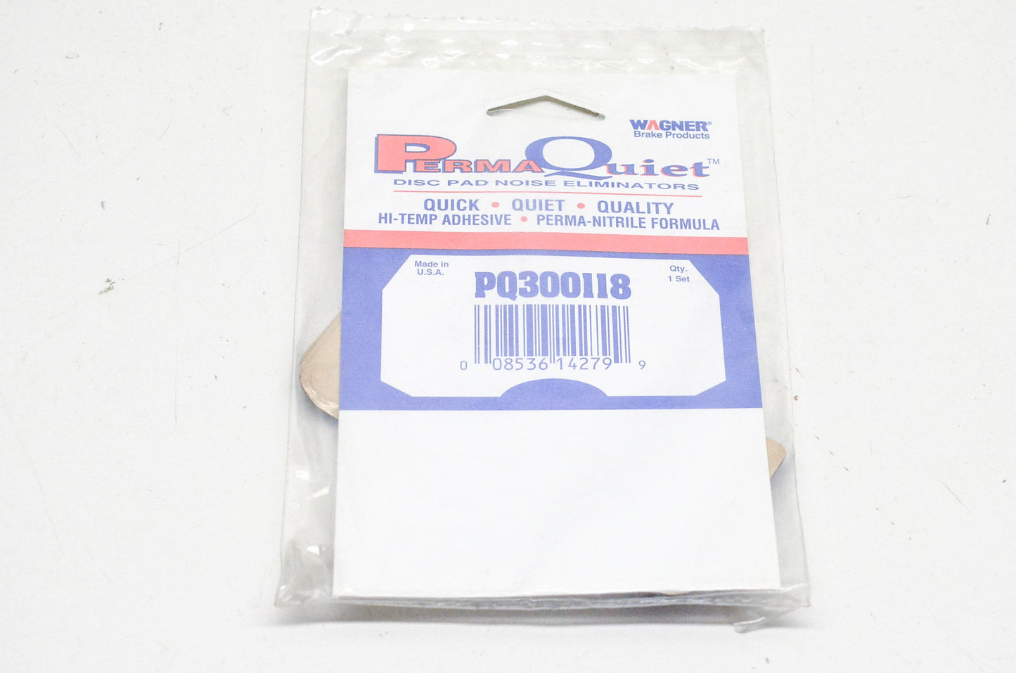 Wagner PQ300118 Perma Quiet Disc Brake Shim Kit NOS