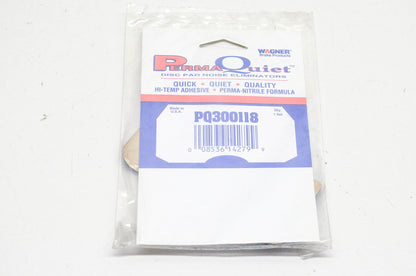 Wagner PQ300118 Perma Quiet Disc Brake Shim Kit NOS