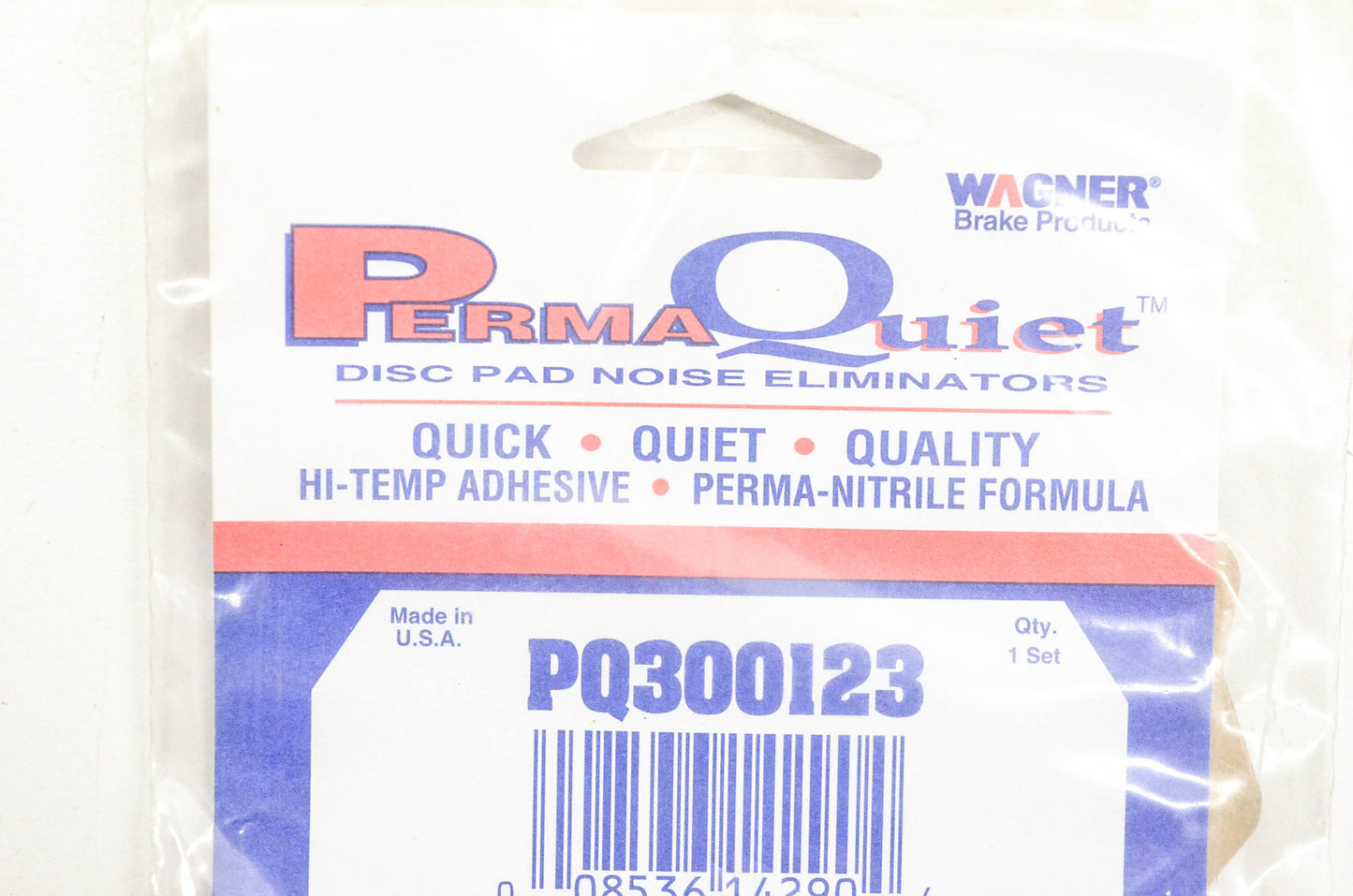 Wagner PQ300123 Perma Quiet Disc Brake Shim Kit NOS