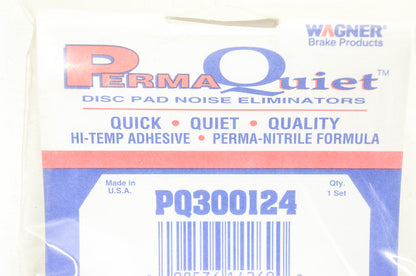 Wagner PQ300124 Perma Quiet Disc Brake Shim Kit NOS
