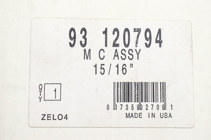 Wagner 93-120794, FF-128242 Master Cylinder Assembly NOS