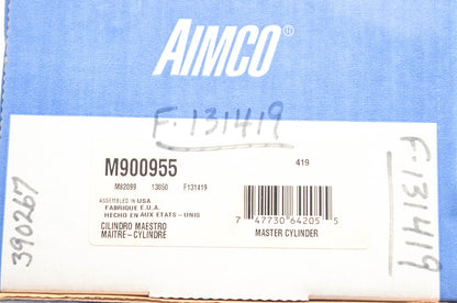 Aimco M900955, M82099, 13050 Master Cylinder Assembly NOS