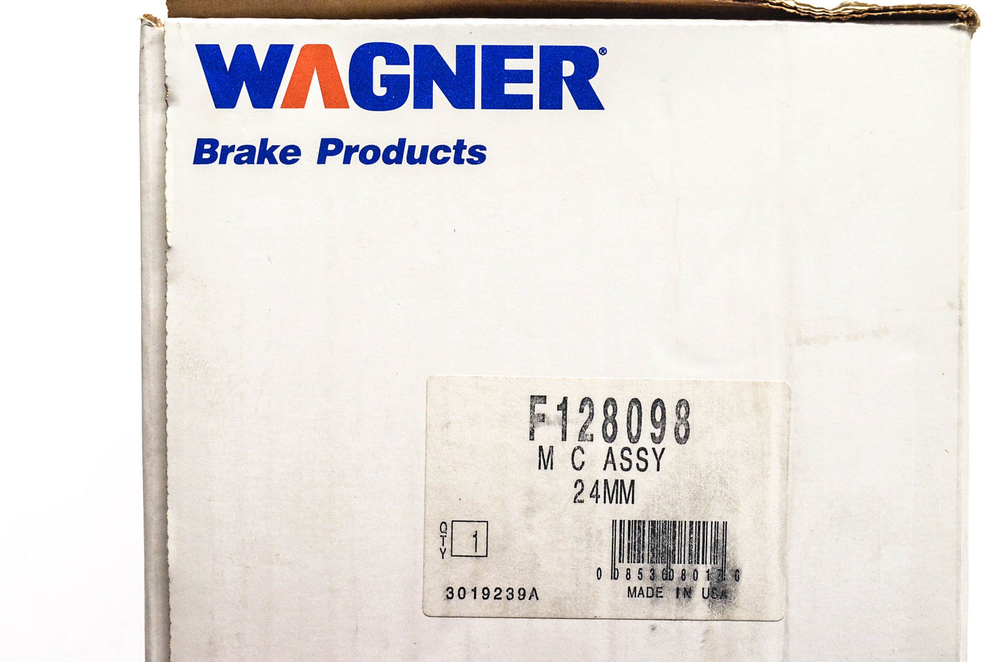 Wagner F128098 Master Cylinder Assembly NOS