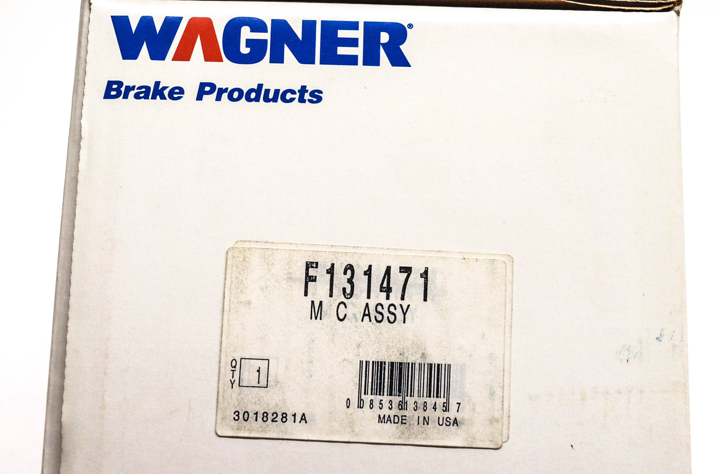 Wagner F131471, FF118628 Master Cylinder Assembly NOS