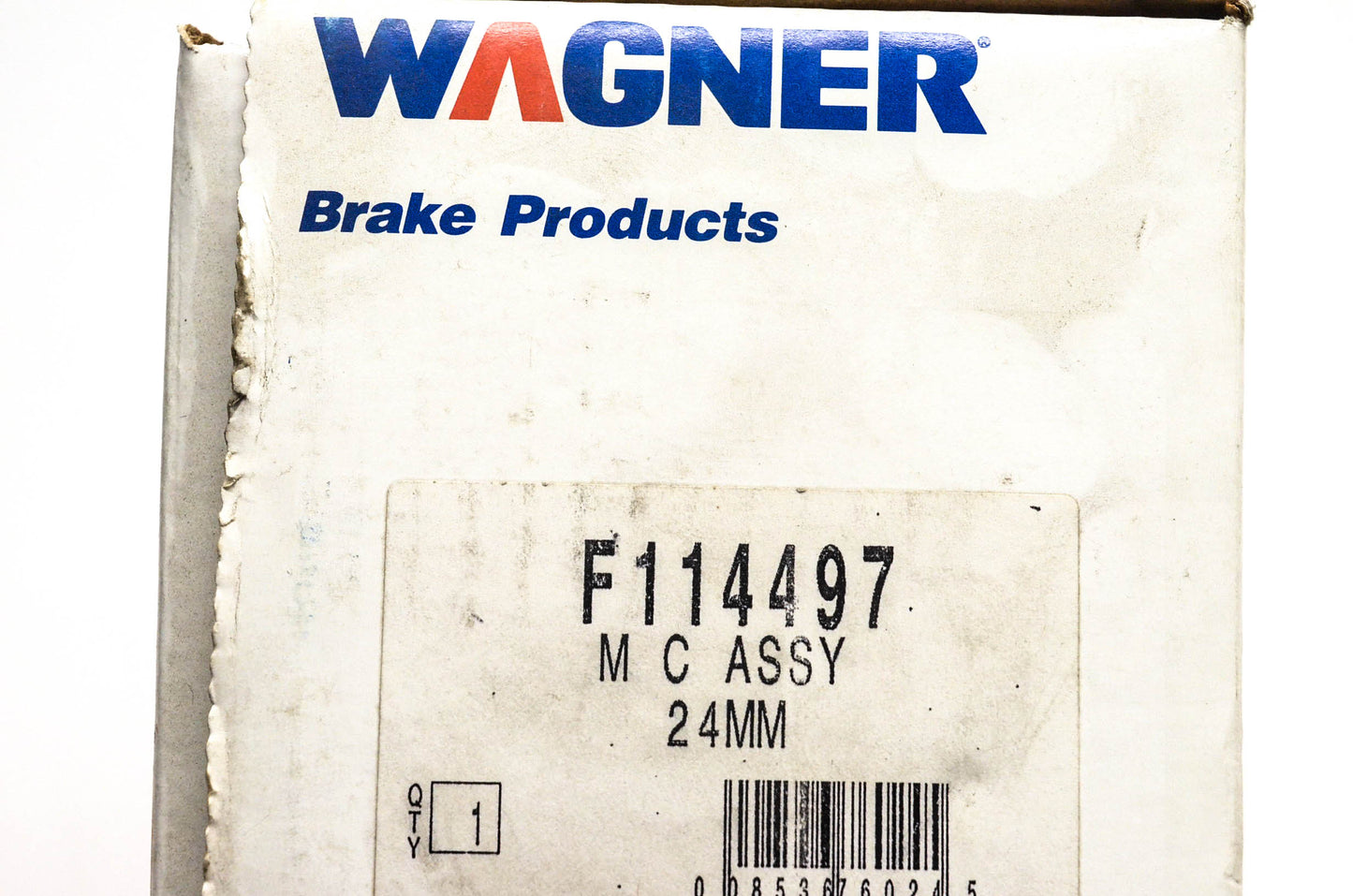 Wagner F114497, 118480 Master Cylinder Assembly NOS