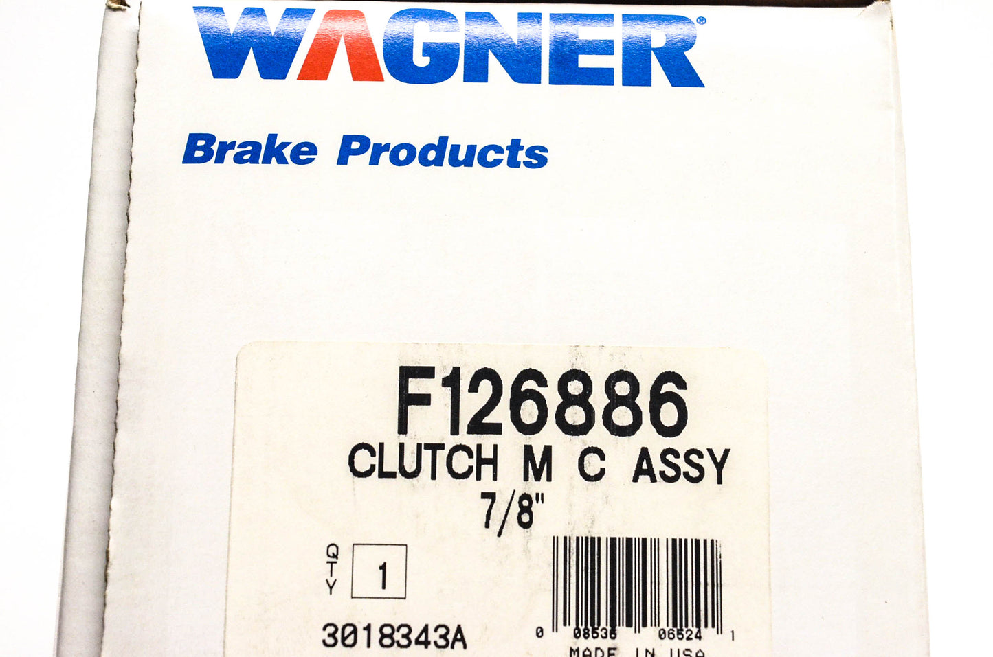 Wagner F126886 Master Cylinder Kit NOS