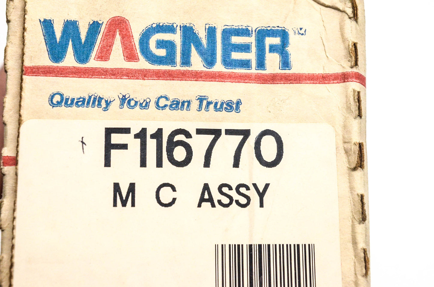 Wagner F116770 Master Cylinder Kit NOS