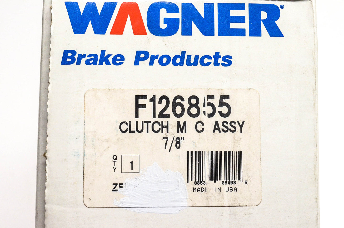 Wagner F126855 Master Cylinder Kit NOS