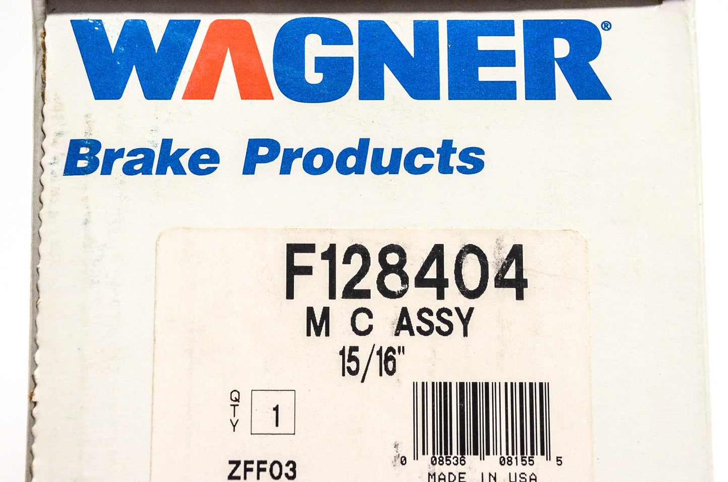 Wagner F128404 Master Cylinder Kit NOS