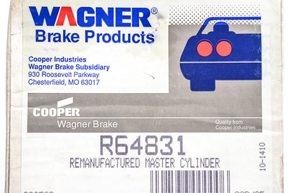Wagner R64831 Remanufactured Master Cylinder Assembly NOS