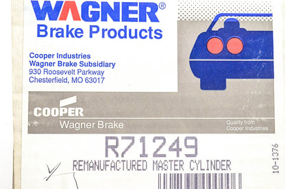 Wagner R71249, 2226831 Remanufactured Master Cylinder Assembly NOS