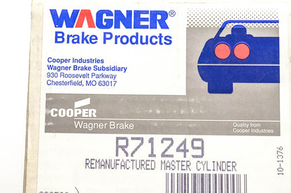 Wagner R71249, 2226831 Remanufactured Master Cylinder Assembly NOS