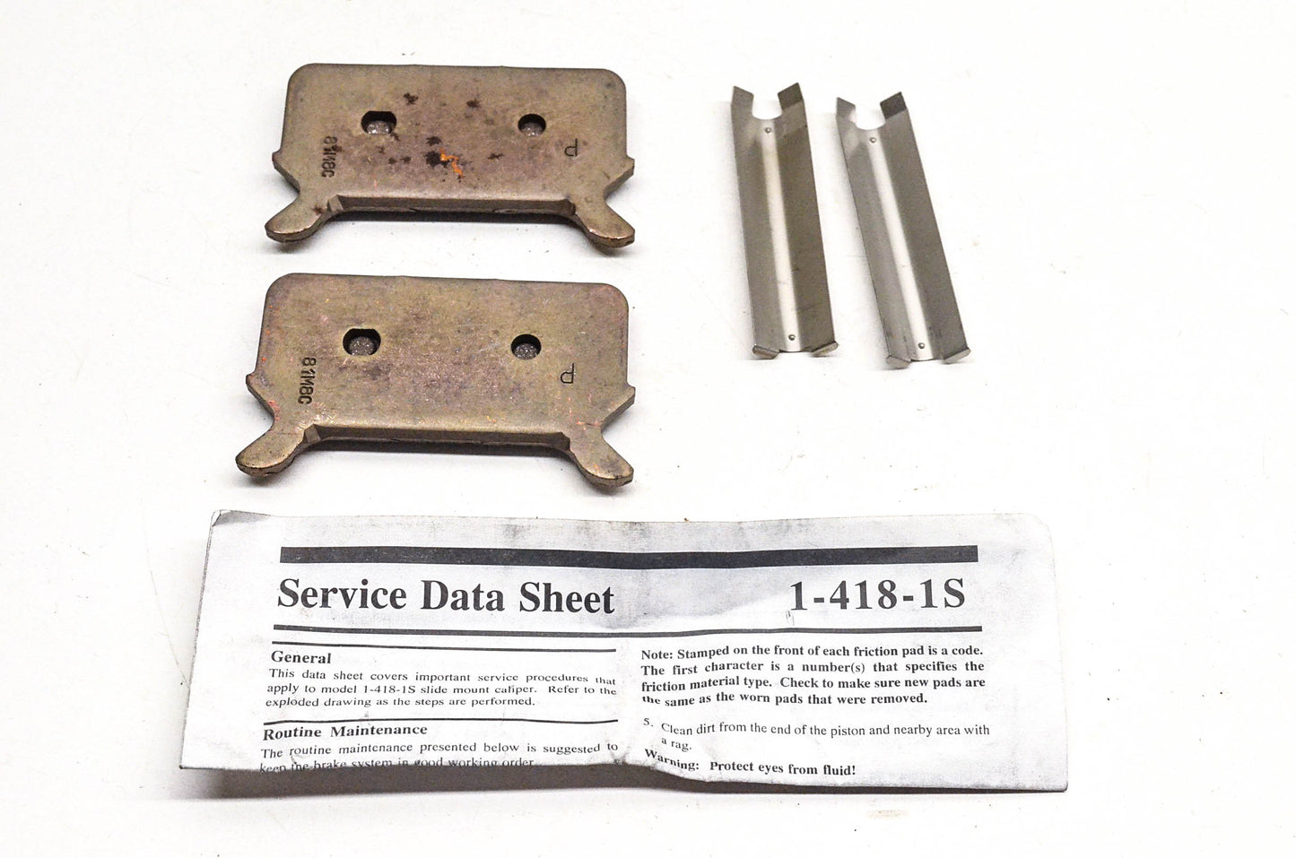 Hayes 98-12555 03-99mm Brake Pad Kit NOS