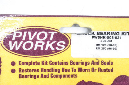 Pivot Works PWSHK-S08-021, SHKS08021 Shock Bearing Kit NOS